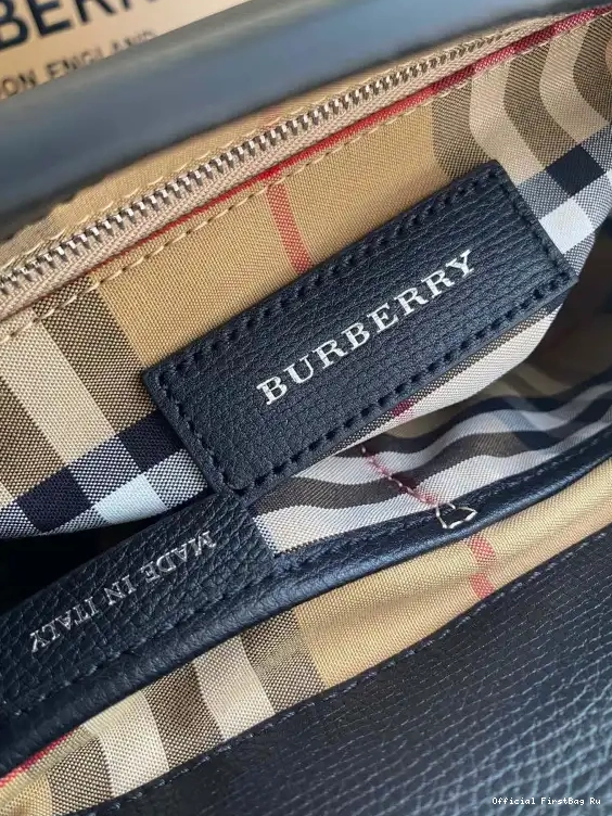Official First Bag Ru Check Bowling Bag-26*12*19CM BURBERRY 0514